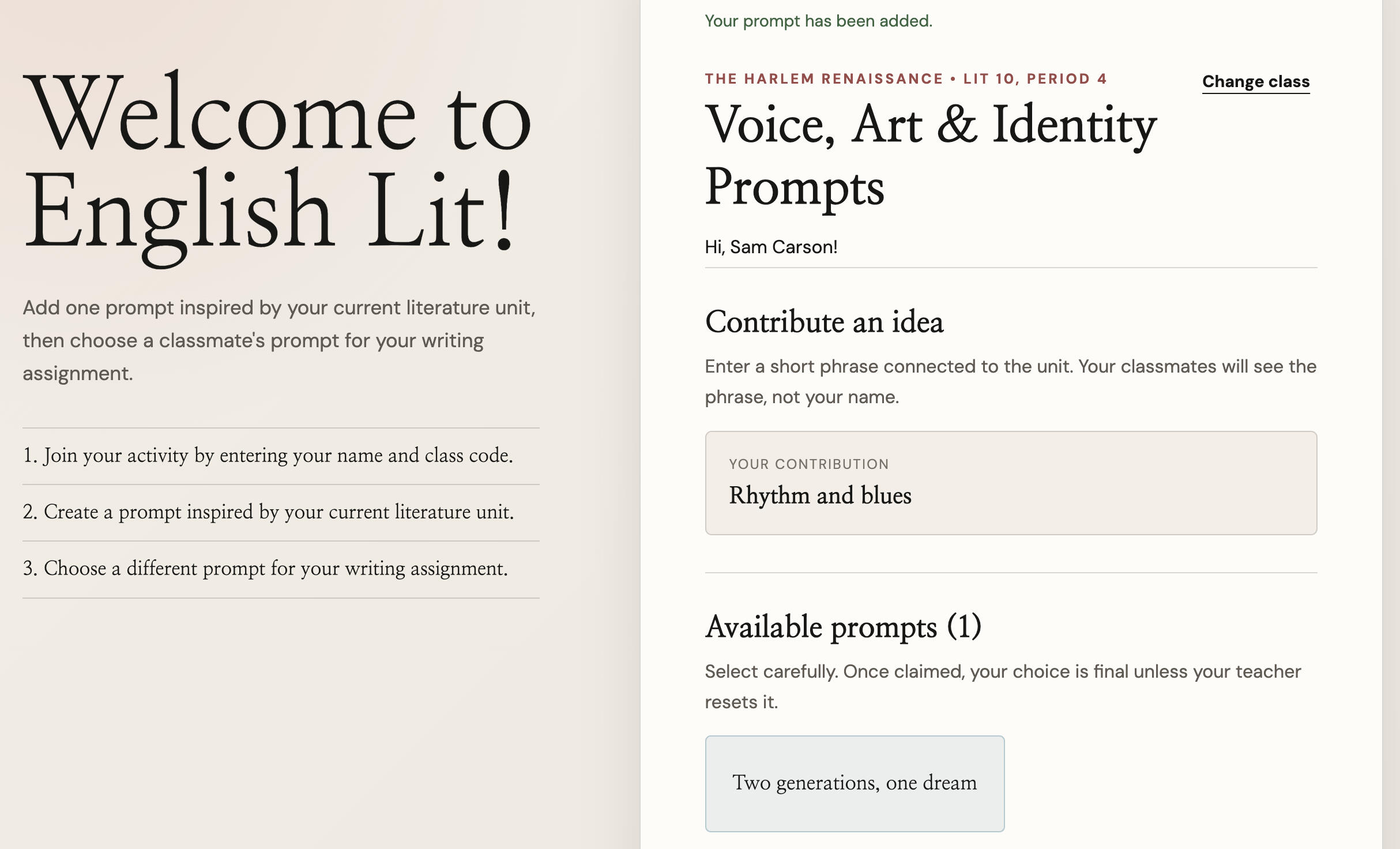 Romanticism Prompts Romanticism Prompts